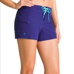 Athleta 4” Board Shorts Clearwater Amalfi Blue 2